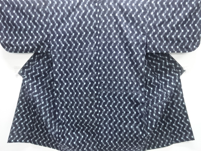 JAPANESE KIMONO / ANTIQUE NORAGI / COTTON / KURUME KASURI